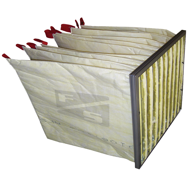 AIRFLOW SYSTEMS 7FB6-5119 65% Short Fiberglass Bag Filter Replacement