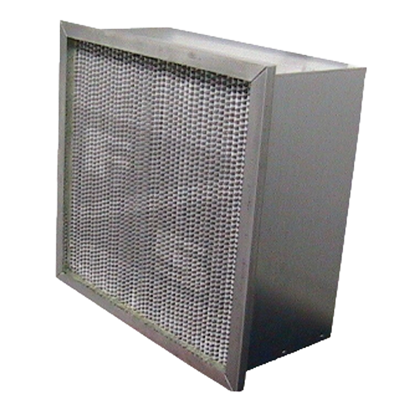 24x24x12 Super-Cell MERV 15 Rigid-Cell Air Filter, Steel Header Frame, Aluminum Separators