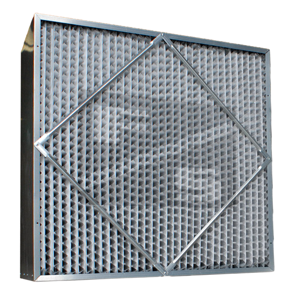 Super-Cell MERV 15 24x24x12 Rigid-Cell Air Filter, Steel Box Frame, Aluminum Separators