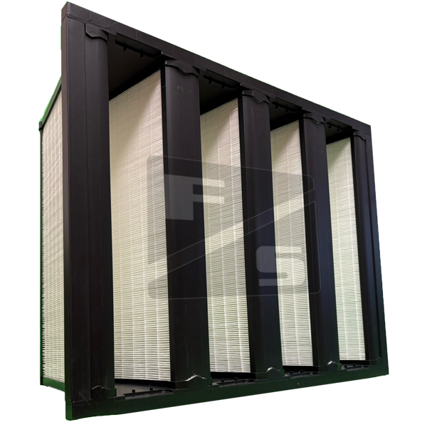 Super-Cell V MERV 15 20x24x12 Rigid-Cell Air Filter, Plastic Frame, Single Header