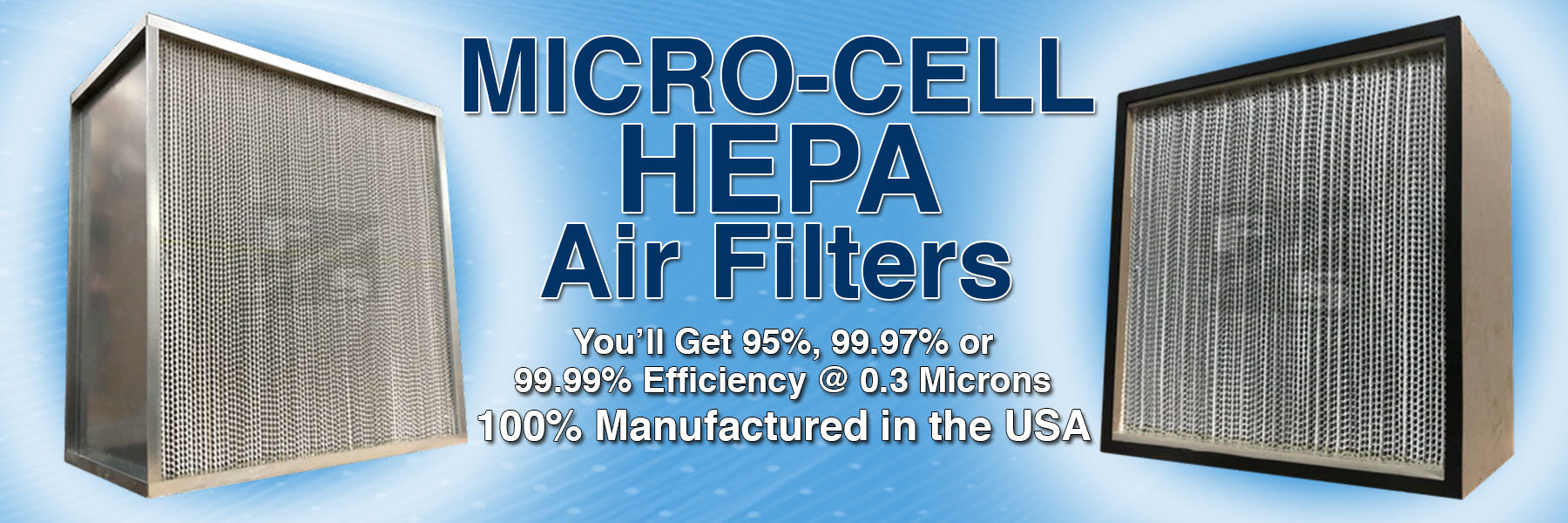 Micro-cell HEPA Air Filters