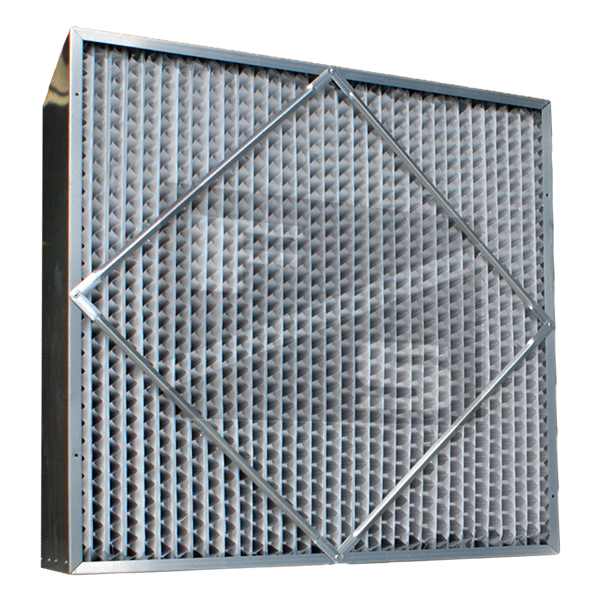 12x24x12 Super-Cell MERV 15 Rigid-Cell Air Filter, Steel Box Frame, Aluminum Separators