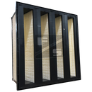24x24x12 Super-Cell V MERV 14/15 Rigid-Cell Air Filter, Plastic Frame, Single Header